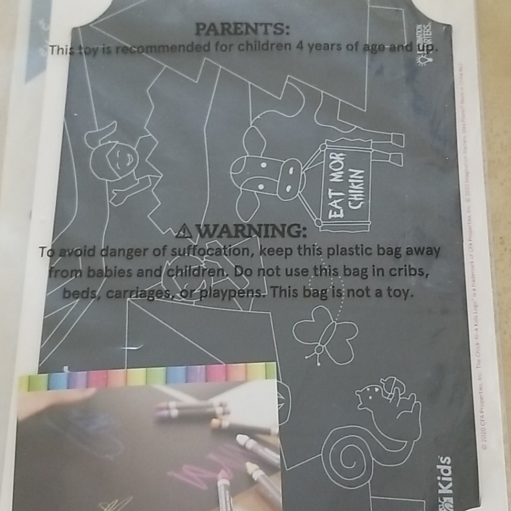 Chalkboard Placemat Activity Set